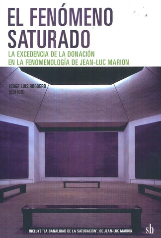 El fenómeno saturado | Jean-Luc Marion