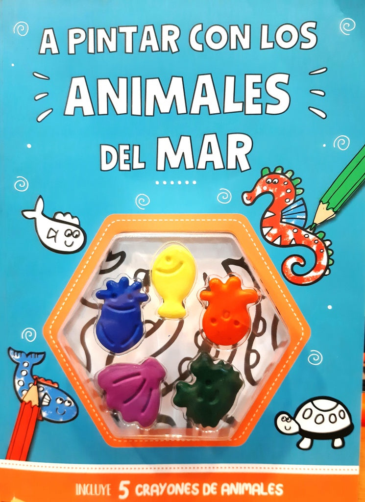 A PINTAR CON LOS ANIMALES DEL MAR..