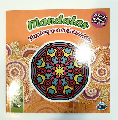 mandalas mente y consideracion tapa naranja