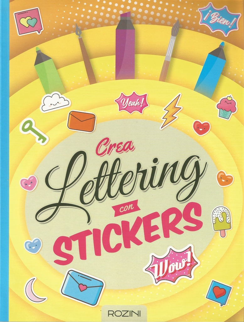 Crea lettering con stickers