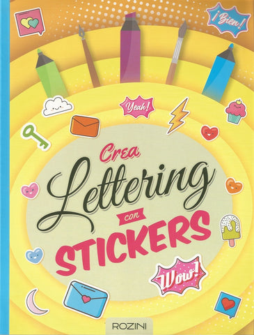 Crea lettering con stickers