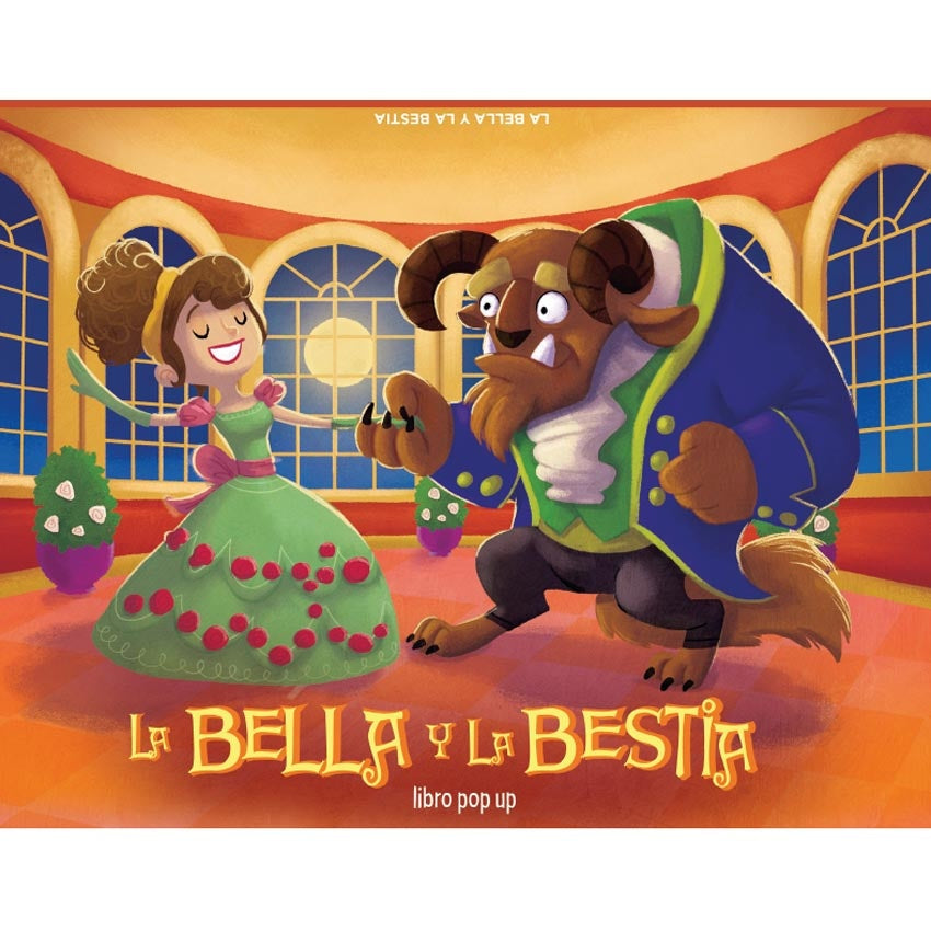 La bella y la bestia pop up