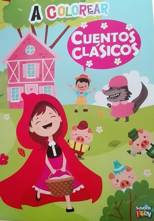 a colorear cuentos clasicos  | VACIO