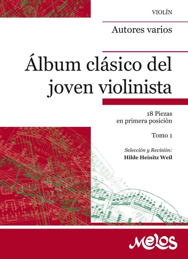 BA10442 - Álbum clásico del joven violinista - Tomo 1 | Hilde Heinitz Weil