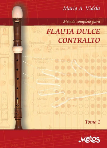 BA13064 - Método completo para flauta dulce contralto - Tomo 1 | Mario Videla