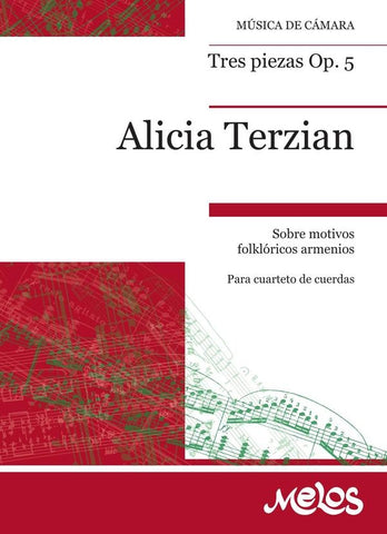 BA12860 - Tres piezas Op. 5 | Alicia Terzián