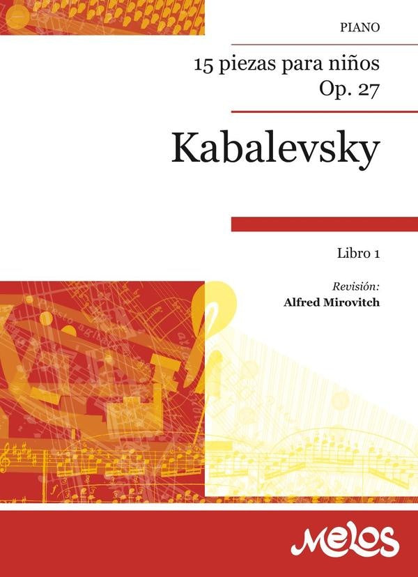 BA12460 - 15 piezas para niños Op. 27 - Libro 1 | Dimitri Kabalevsky
