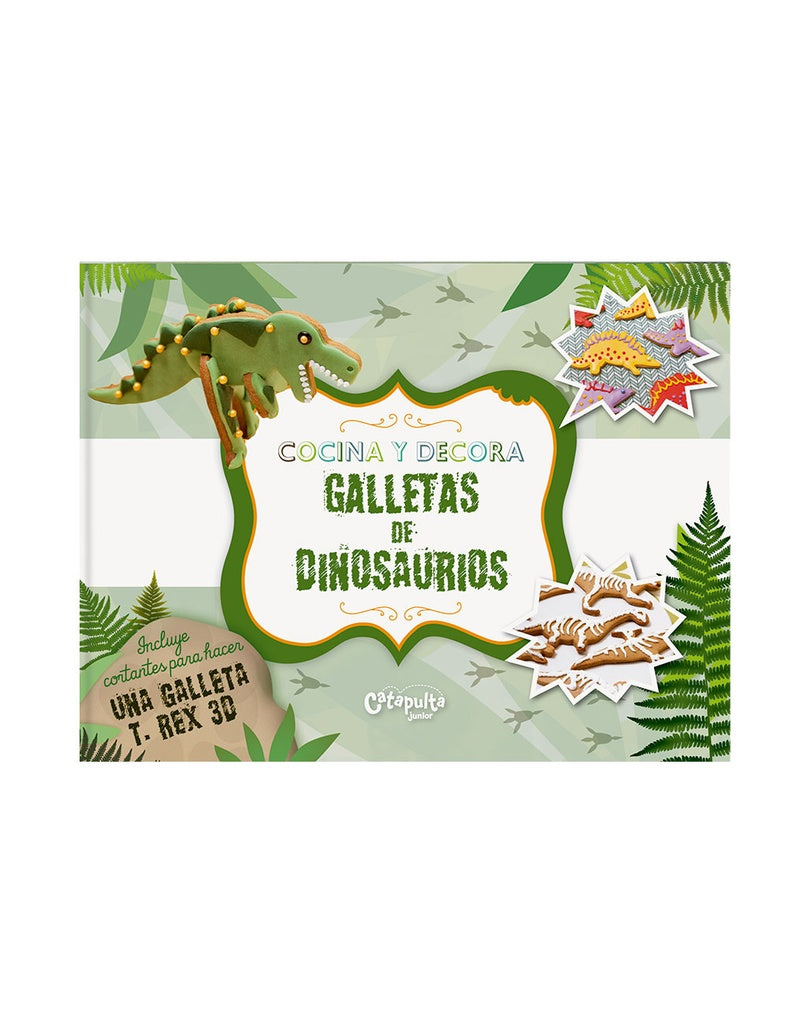 Cocina y decora galletas de dinosaurios