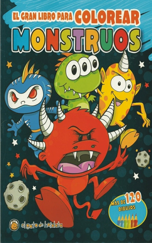 El gran libro para colorear Monstruos