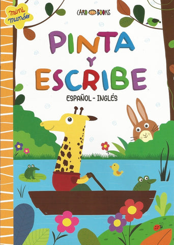 PINTA Y ESCRIBE : JIRAFA  | sin autor