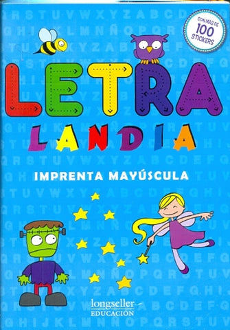 LETRALANDIA IMPRENTA MAYUSCULA (CON MAS DE 100 STICKERS )*..