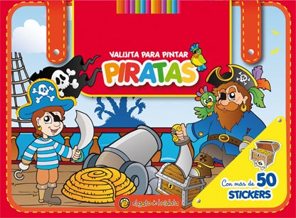 Valijita para pintar piratas