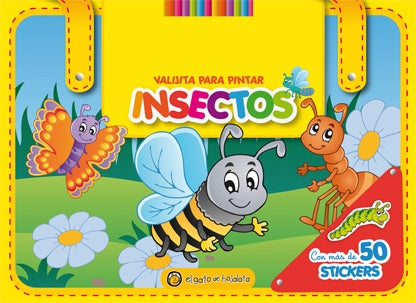 Valijita para pintar insectos