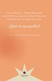 QUÉ ES UN PUEBLO.. | Alain Badiou
