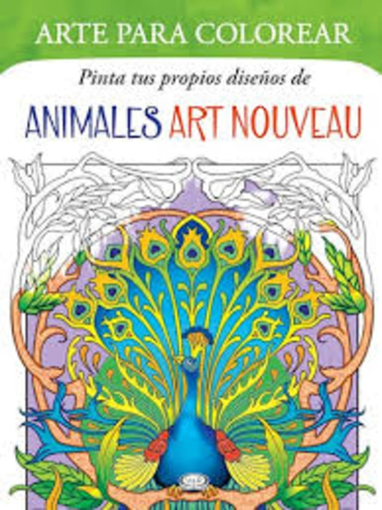 Pinta tus propios diseños de: Animales Art Nouveau | Marty Noble