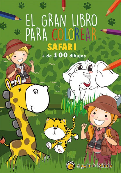 El gran libro para colorear Safari