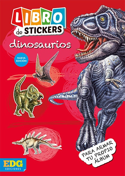 Libro de stickers- Dinosaurios  | sin autor