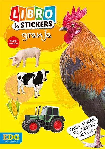 Libro de stickers- Granja  | sin autor