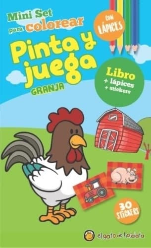 Mini set para colorear Pinta y juega Granja | sin autor