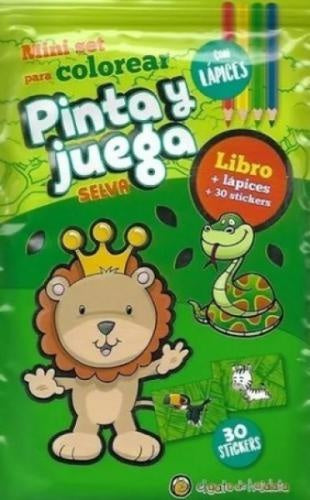 Mini set para colorear Pinta y juega Selva | sin autor