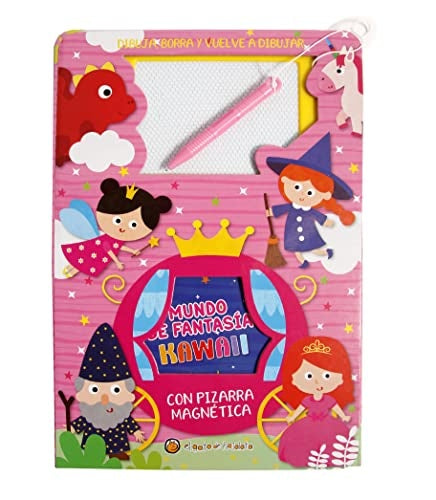 PIZARRA MAGNÉTICA -  MUNDO DE FANTASÍA KAWAII