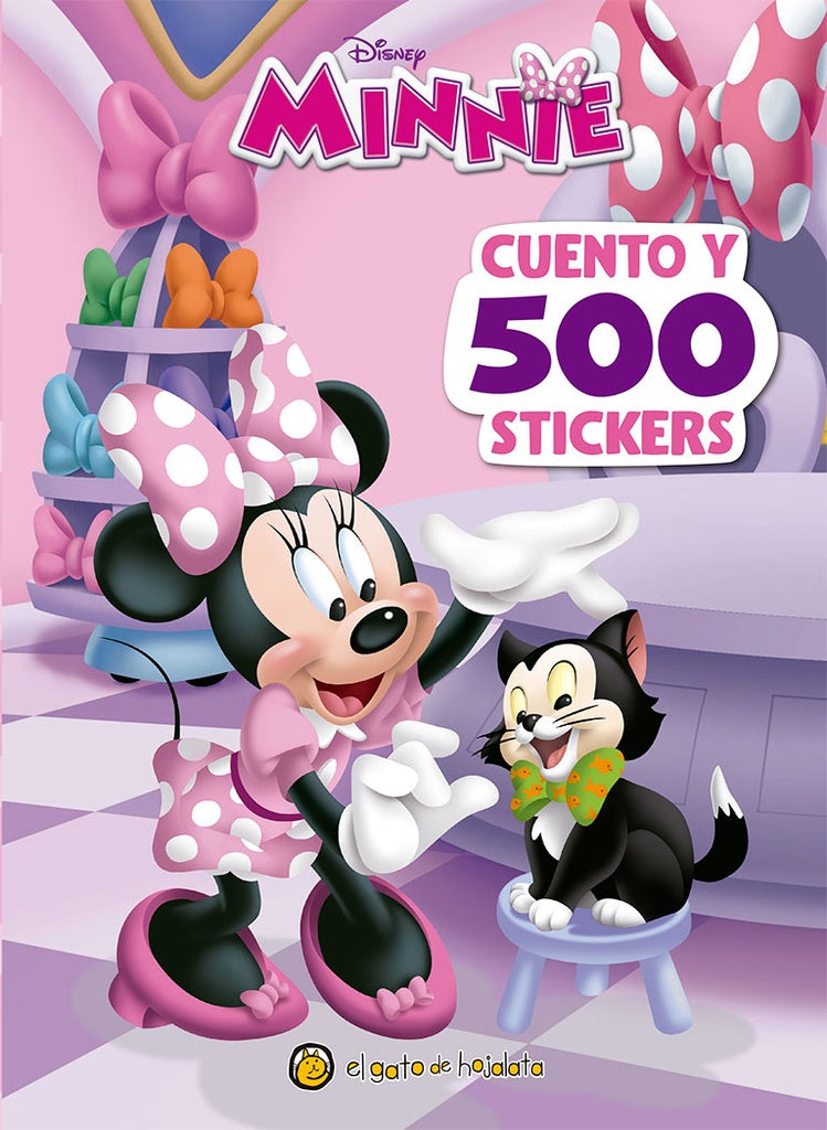 Minnie cuento y 500 stickers