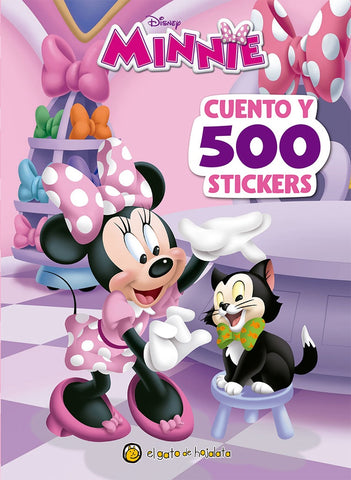 Minnie cuento y 500 stickers