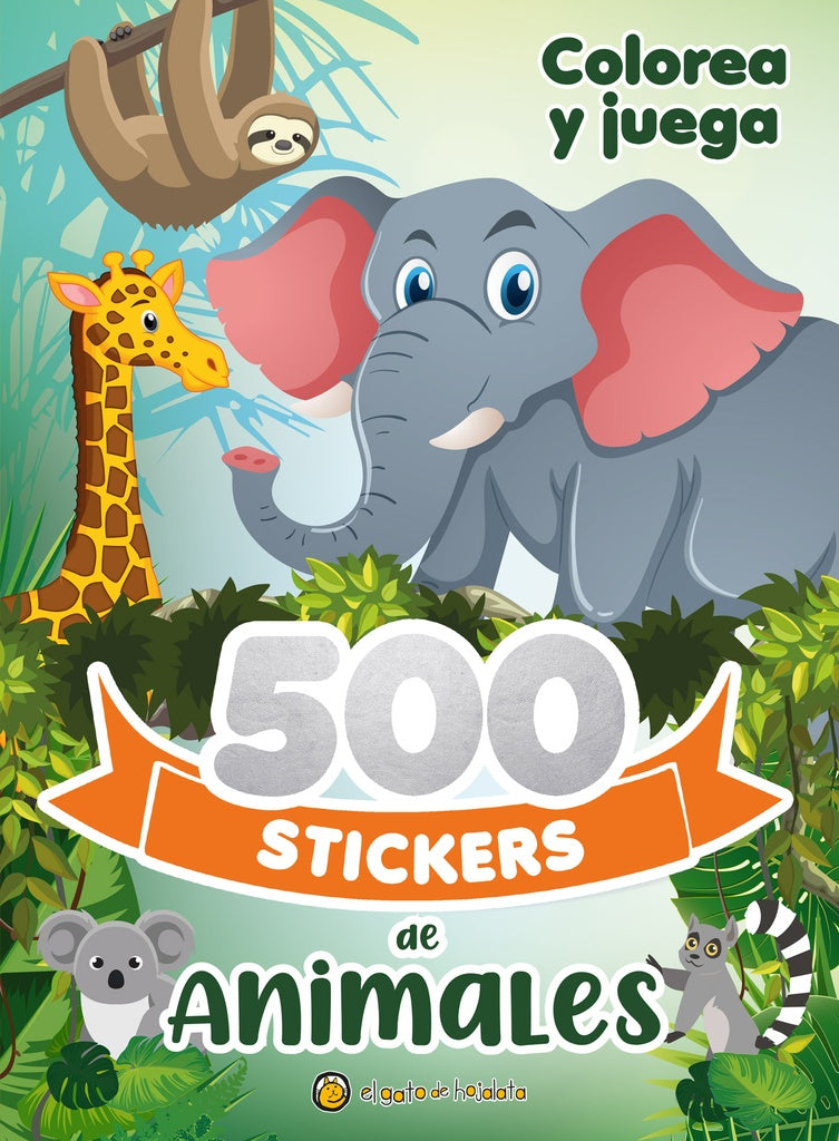 500 STICKERS DE ANIMALES..