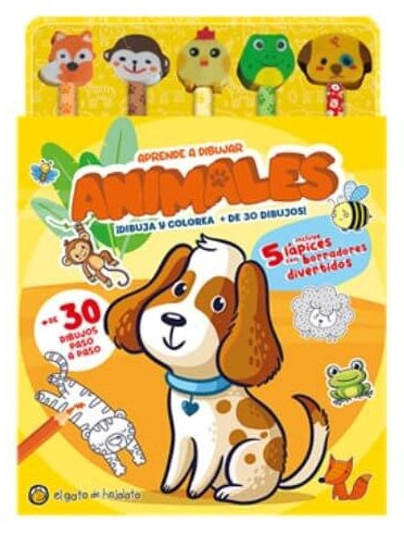 LÁPICES Y GOMITAS: MASCOTAS