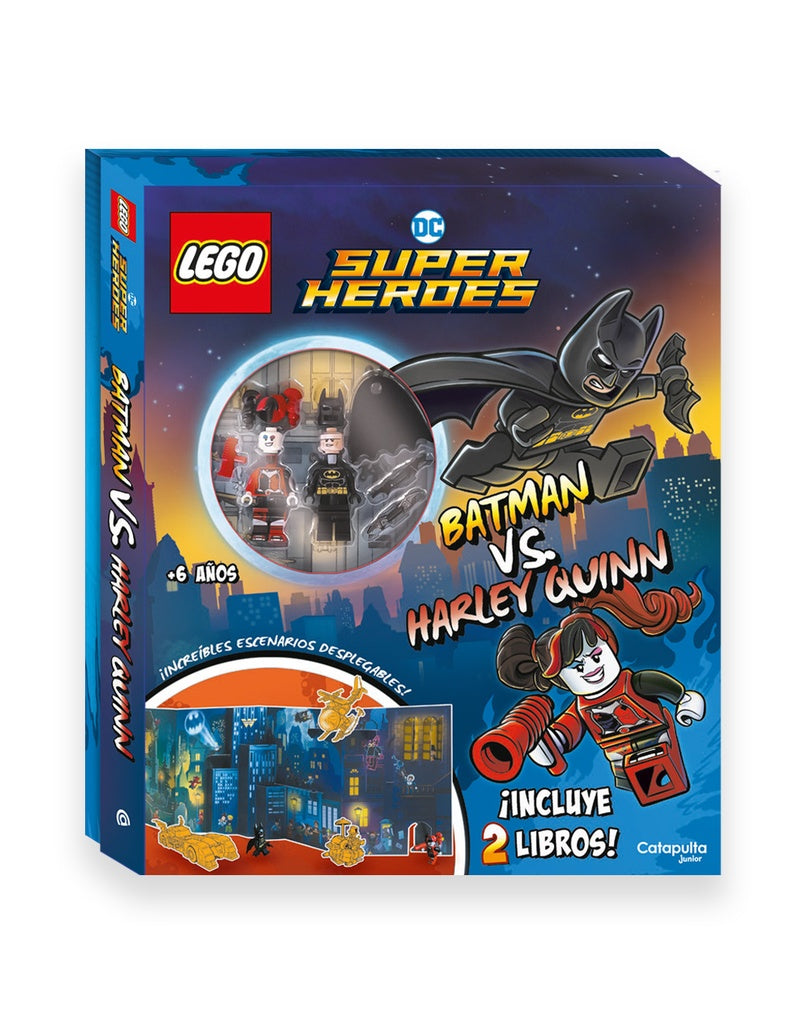 LEGO LANDSCAPE BATMAN VS HARLEY QUINN (+6) (INCLUYE DOS LIBROS) (CAJA)..