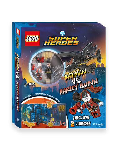 LEGO LANDSCAPE BATMAN VS HARLEY QUINN (+6) (INCLUYE DOS LIBROS) (CAJA)..