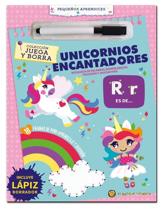 JUEGA Y BORRA- UNICORNIOS ENCANTADORES