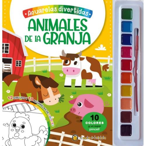 Acuarelas divertidas - Animales de la granja | VACIO