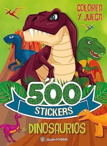 500 stickers de dinosaurios