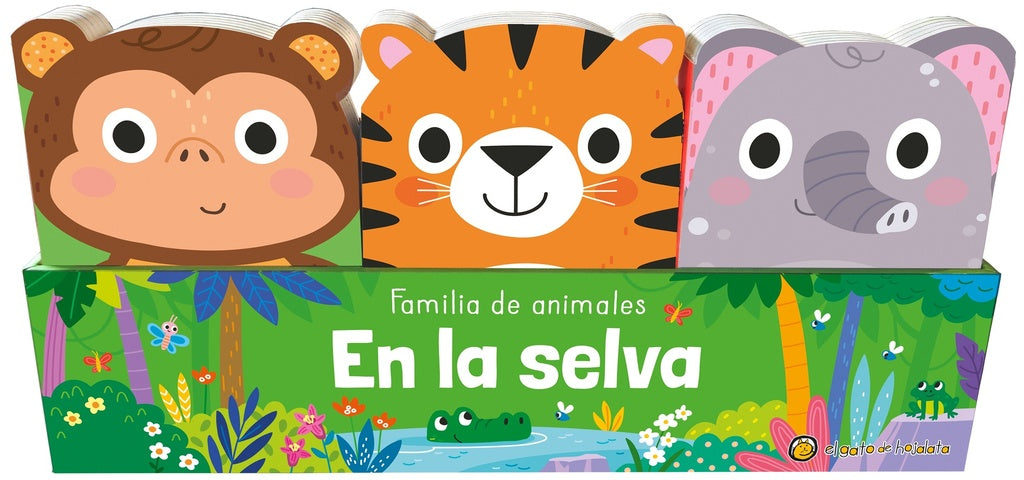 FAMILIA DE ANIMALES ,EN LA SELVA..