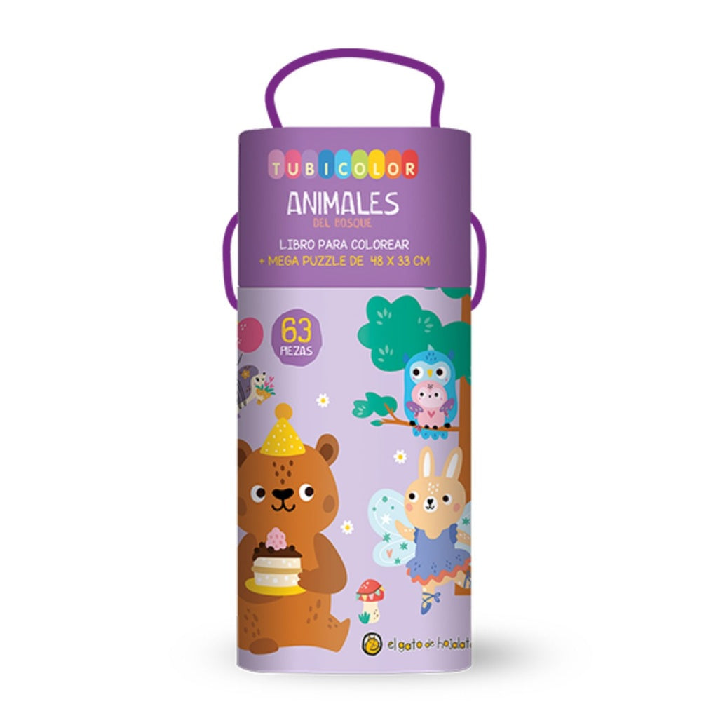 TUBI COLOR - ANIMALES DEL BOSQUE.. | -