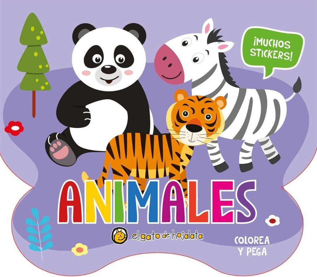 COLOREA Y PEGA: ANIMALES