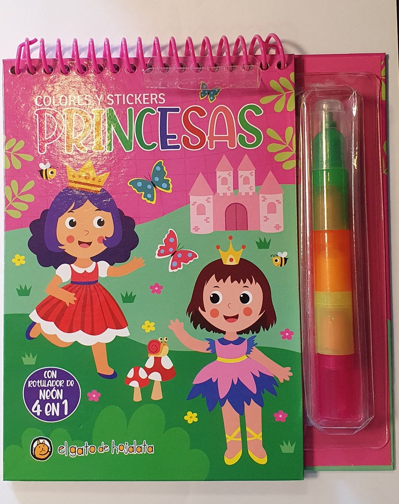 COLORES 4 EN 1- PRINCESAS..