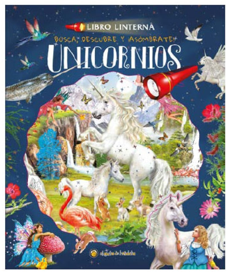 LIBRO LINTERNA UNICORNIOS..