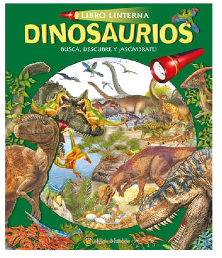 LIBRO LINTERNA DINOSAURIOS..