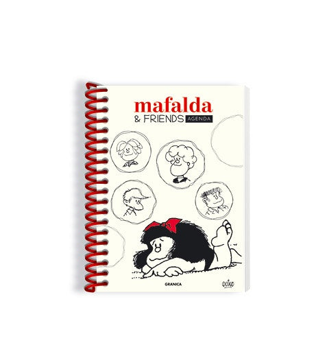 AGENDA MAFALDA PERPETUA BLANCA 2025 | VACIO