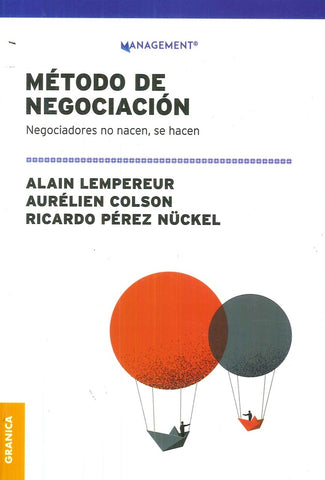 METODO DE NEGOCIACION | ALAIN/ COLSON  AURELIEN/ PEREZ NUCKEL  RICARDO LEM