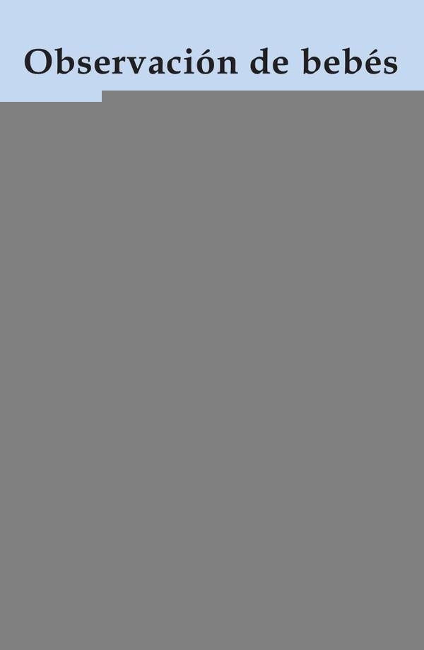 Observación de bebés | Juárez, Magagna