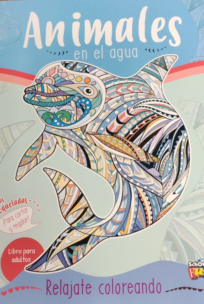 MANDALA-ANIMALES EN EL AGUA