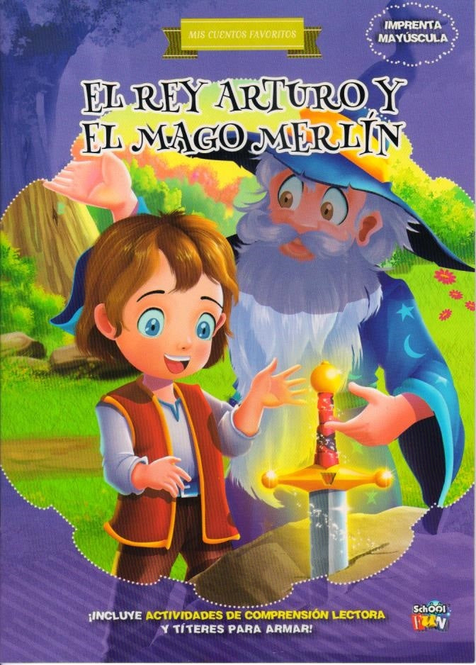 El REY ARTURO Y EL MAGO MERLIN