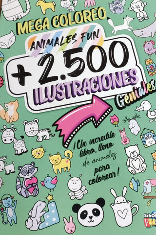 Mega coloreo animales fun