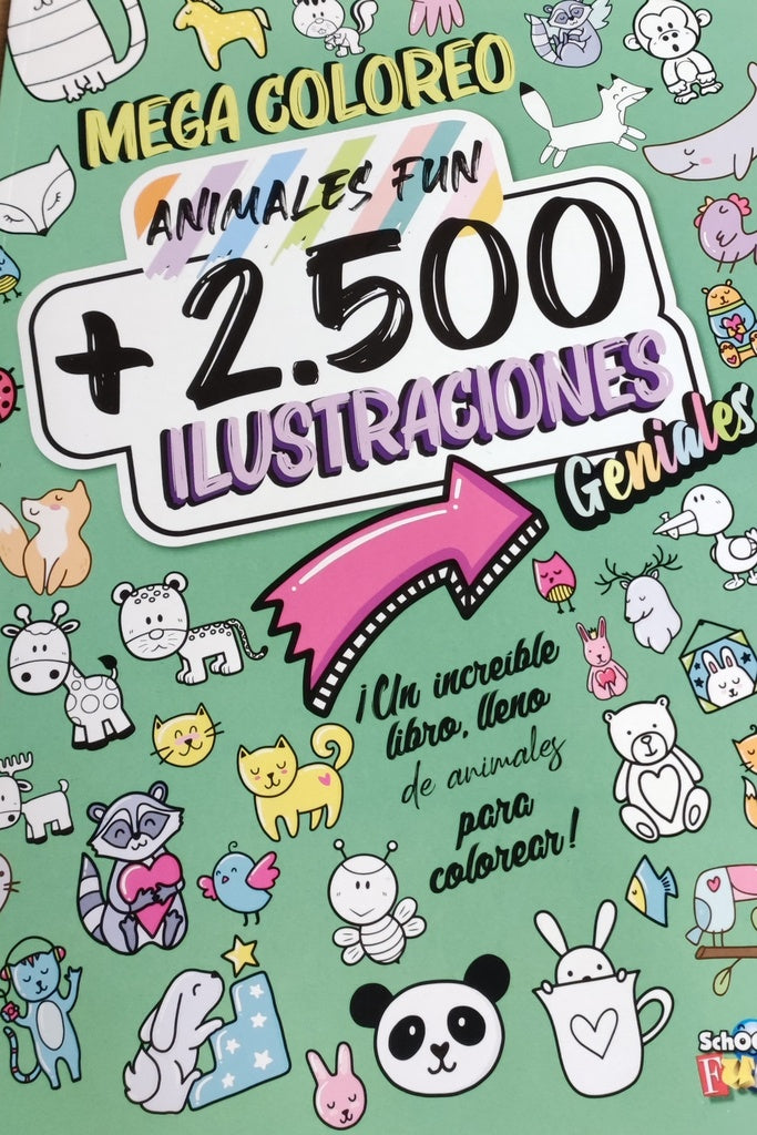 Mega coloreo animales fun