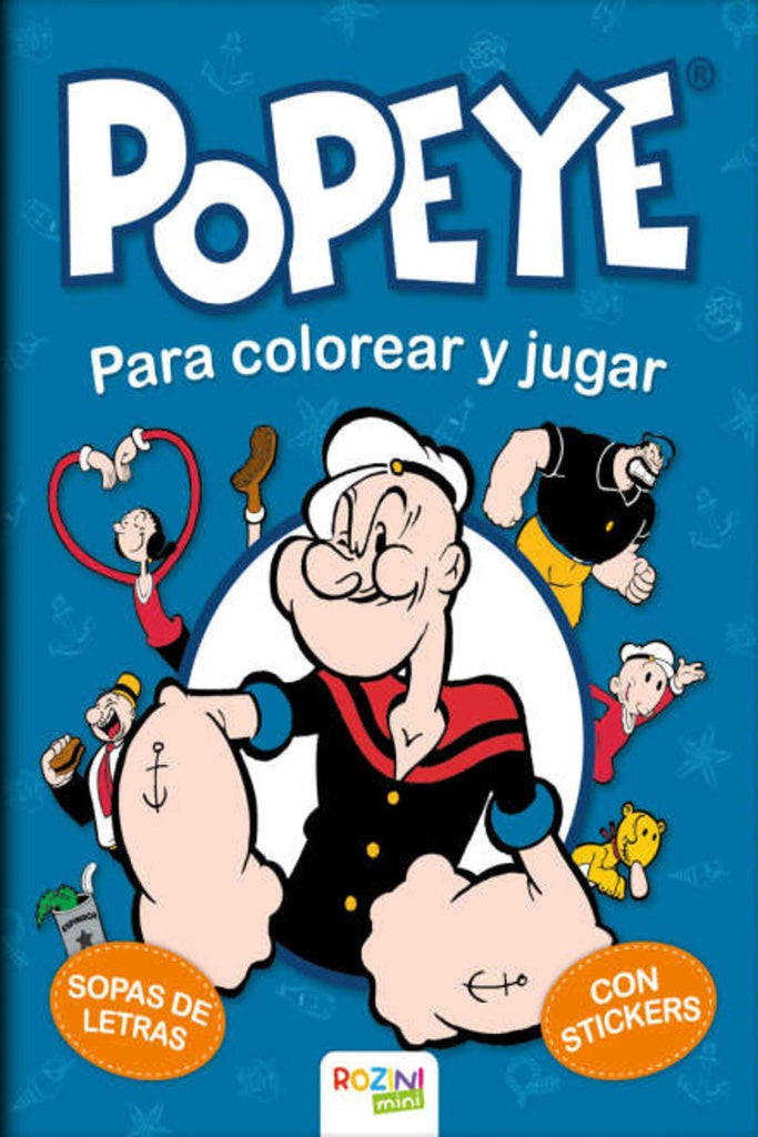 POPEYE PARA COLOREAR Y JUGAR  | VACIO