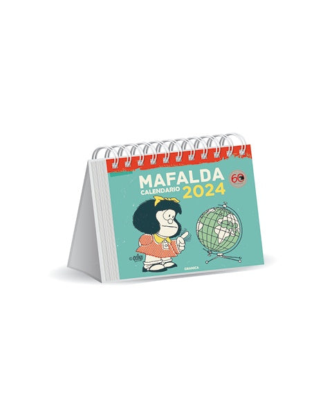 **Mafalda calendario turquesa 2024 | VACIO