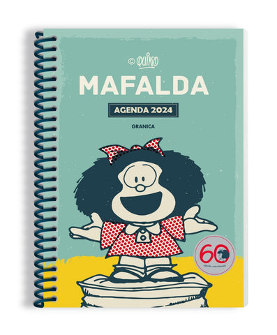 **AGENDA MAFALDA 2024 TURQUESA .. | Quino